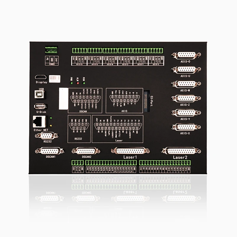 DMS716 Ολοκληρωμένο μαχαίρι Die-Galvo κοπής λέιζερ και χάραξη πίνακα ελέγχου για μη-μέλη