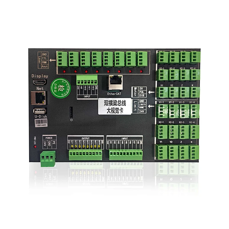 ZY72B8E-2000N Ethercat Laser Controller για σήμανση διπλής δέσμης